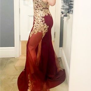 eros formal dress wear Eros Asymmetric Cowl Neck Maxi Dress Butter main image 0